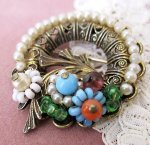 Coroお花ブローチ 1949年刻印あり! Coroお花ブローチ 1949年刻印あり!