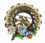 Coroお花ブローチ 1949年刻印あり! Coroお花ブローチ 1949年刻印あり!