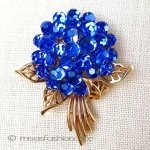 クラウントリファリ アジサイの花 ブローチ