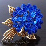 クラウントリファリ アジサイの花 ブローチ