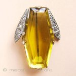 アートデコ ブローチ