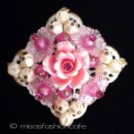 パール花ブローチ パール花ブローチ