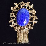 Goldette　ブローチ チェリー＆フリンジ