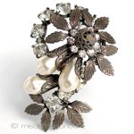 パールRSお花ブローチ パールRSお花ブローチ