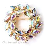 ヴィンテージジュエリー リース ブローチ ヴィンテージジュエリー リース ブローチ