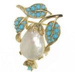 クラウントリファリ Trifari　ブローチ