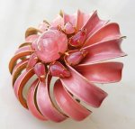 Original By Robert ピンクフラワー ブローチ