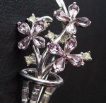 Trifari　トリファリ フラワーバスケット ブローチ