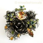 Vendome ヴァンドーム フラワーブーケ ブローチ