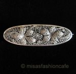 SterｌingSilver 銀製 マーカサイト ブローチ