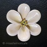 Robert刻印お花ブローチ 大振りフラワーコサージュ Robert刻印お花ブローチ 大振りフラワーコサージュ