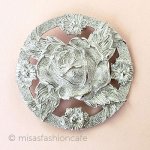 ヴィンテージアクセサリー トリファリ ローズお花 ヴィンテージアクセサリー トリファリ ローズお花