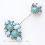 ＤｅＮｉｃｏｌａ　ブローチ アートガラス　レア