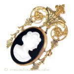 アールヌーヴォー カメオ ブローチ アールヌーヴォー カメオ ブローチ
