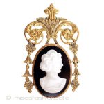 アールヌーヴォー カメオ ブローチ アールヌーヴォー カメオ ブローチ