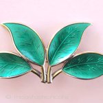 ノルウェイ製　ブローチ SterlingSilver　銀製