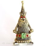 Ｈｏｌｌｙｃｒａｆｔ　ブローチ ビジューサンタクロース