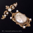 （画像用） アンティーク　ブローチ バロックパール