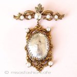 アンティーク　ブローチ バロックパール