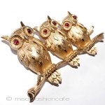 Trifari トリファリ ふくろう ブローチ Trifari トリファリ ふくろう ブローチ