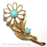 Ｔｒｉｆａｒｉ　 トリファリ デイジーの花ブローチ