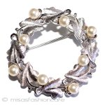 Trifari トリファリ アイビーの葉 リース Trifari トリファリ アイビーの葉 リース