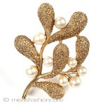 Ｔｒｉｆａｒｉ　 トリファリ ヤドリギ　ブローチ