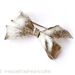 ヴィンテージアクセサリー トリファリ 銀のリボン ヴィンテージアクセサリー トリファリ 銀のリボン