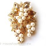 アンティークジュエリー トリファリ 藤の花 アンティークジュエリー トリファリ 藤の花