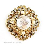 ヴィンテーブローチ バロックパールの花 ヴィンテーブローチ バロックパールの花