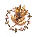 ボタニカルアクセ ブローチ＆ブレス