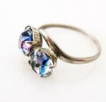 Sterling銀製　 アイリス石リング