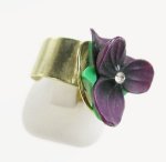 パンジーすみれ　リング