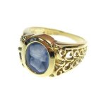 カメオ透かし彫り リング