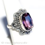 天然石　アメジスト　　 スターリングシルバー