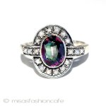 真珠トパーズ　リング　 スターリングシルバー