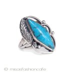 スターリングシルバー 天然ターコイズ　リング