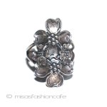 ハナミズキのお花　リング スターリングシルバー刻印