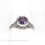 天然石　アメジスト　１ｃｔ　 スターリングシルバー刻印