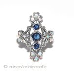 オパールサファイヤ　リング スターリングシルバー刻印