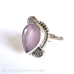 天然ローズクオーツ スターリングシルバー925