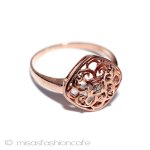 天然ダイヤモンド　リング 14Kローズゴールド　925