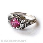 アンティークジュエリー サファイア銀製　リング