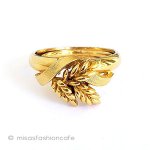 Trifariトリファリ　小麦 アンティークリング指輪