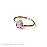 アンティークジュエリー 天然石アメジスト　指輪