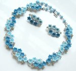 Coroコロ ブルーの小花セット