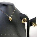 クラウントリファリ Trifari ゴールドリーフセット