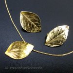 クラウントリファリ Trifari ゴールドリーフセット