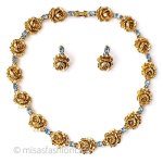 アンティークジュエリー　 ローズのお花　セット