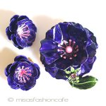 Original by Robert 花ブローチ＆イヤリングSet